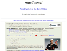 Tablet Screenshot of microcounsel.com